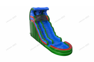 Large Outdoor Water Slide Jumpers Near Me Inflatable Water Slide With Splash Pool For Kids And Adults