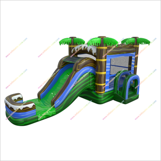 Jungle Bounce House Splash Combo Jumpers Near Me Bouncy Castle And Slide Mini Inflatable Pool