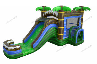 Jungle Bounce House Splash Combo Jumpers Near Me Bouncy Castle And Slide Mini Inflatable Pool