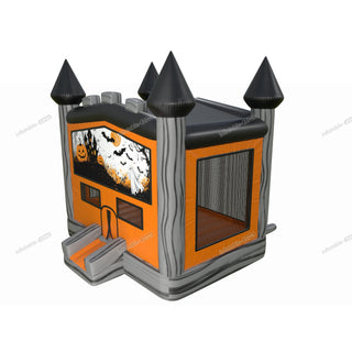 Small Commercial Bouncy Castle Ghost Face Pumpkin Halloween Theme Bounce House Indoor Inflatable Play Area