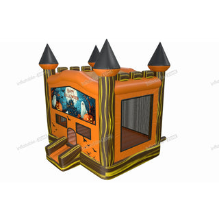 Best Happy Halloween Haunted Jumping Castle Ghost And Pumpkin Inflatable Spooky Bounce House Rental