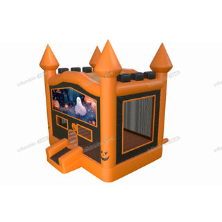 Spooky Halloween Inflatable Childrens Bounce House Ghost Pumpkins Hire A Small Bouncy Castle