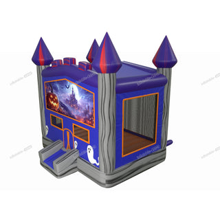 Outdoor Birthday Party Halloween House Inflatable Spooky Jumping Castle Ghosts Pumpkins Bounce Playground