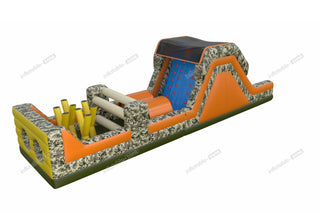 Army Assault Course Hire Adrenaline Rush Inflatable Obstacle Courses For Birthday Parties