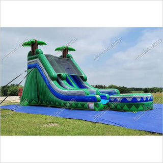 Water Slide Bounce House Commercial Inflatable Slides Clearance Happy Inflatable  Giant Pool Affordable