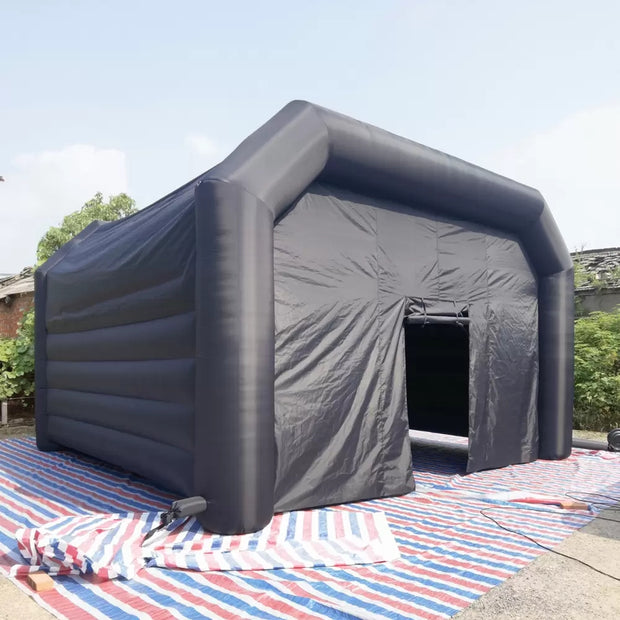 Large Black Inflatable Cube Wedding Tent Square Gazebo Event Room Big  Mobile Portable Night Club Party Pavilion for Backyard/Outdoor  Events(18ftx16ft) : Patio, Lawn & Garden 